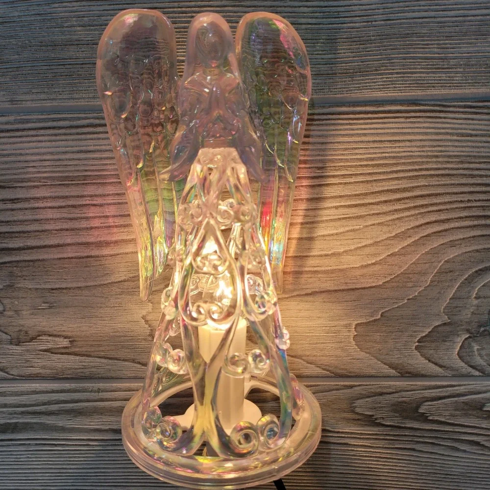 NOMA‎ Expressions Angel Tree Topper Iridescent Holiday Christmas Decor Vtg